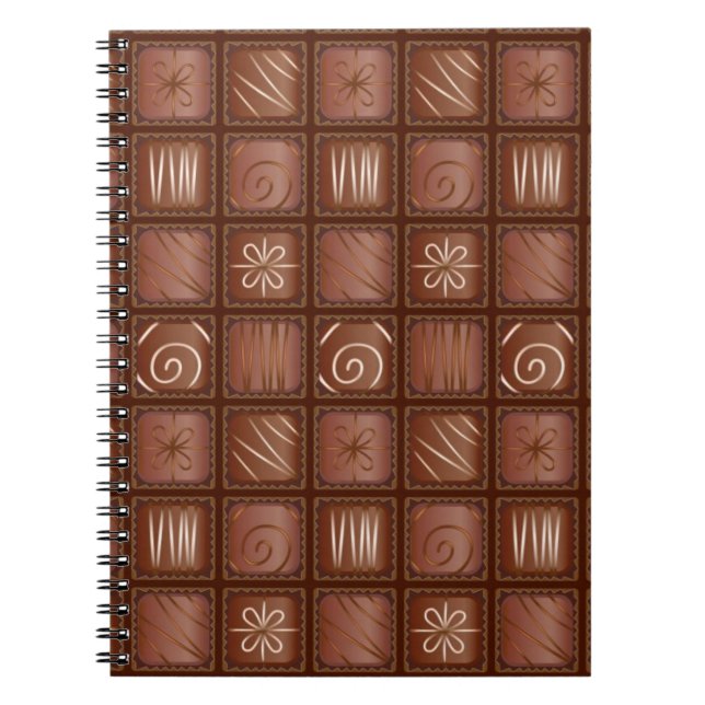 Chocolate Pattern Notebook (Front)