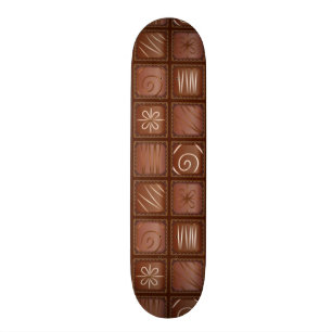Chocolate Pattern Skateboard
