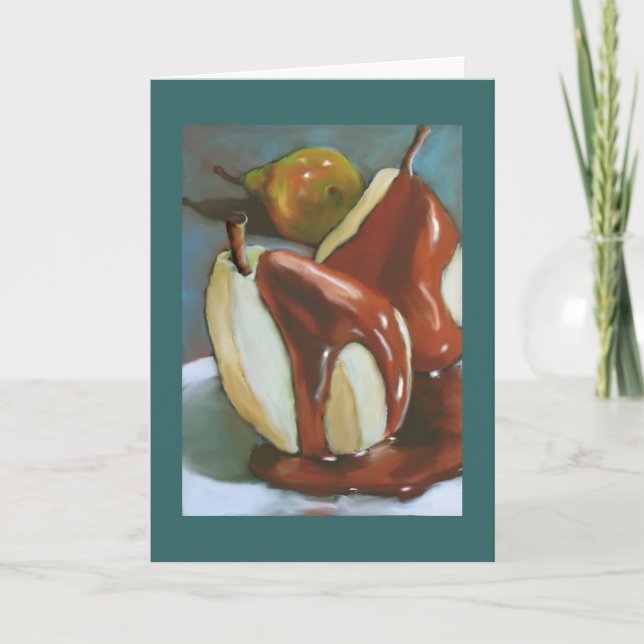 Chocolate Pears: Happy Anniversary To Sweet Pair Card (Front)