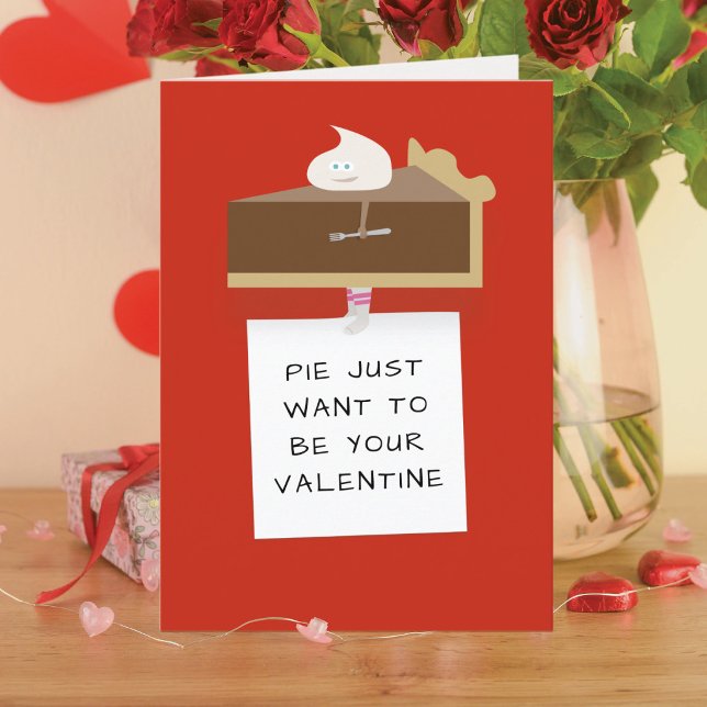Chocolate Pie Valentine's Day Card (Creator Uploaded)