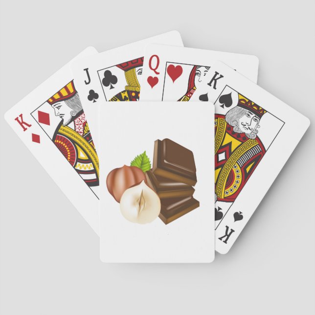 Chocolate Pieces Playing Cards (Back)