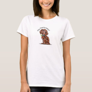 Chocolate Poodle Mix Me Manipulate T-Shirt