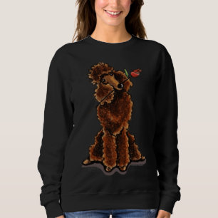 Chocolate Poodle Sweetheart Sweatshirt