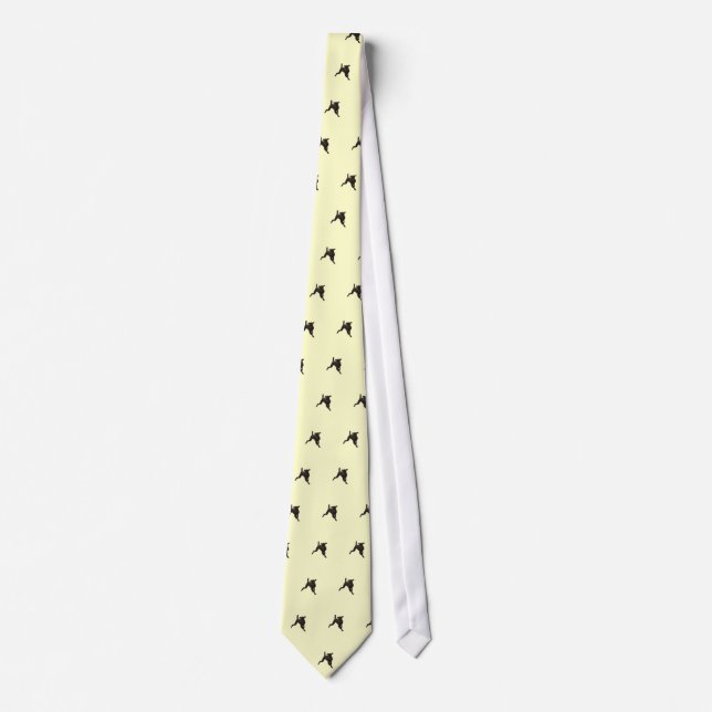 Chocolate Poodle Tie (Front)