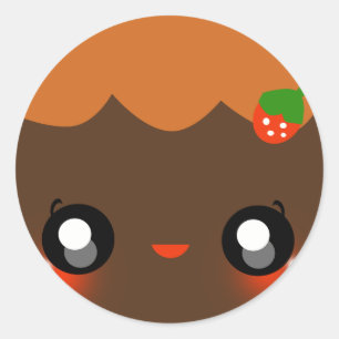 Chocolate Pudding Classic Round Sticker