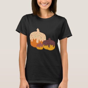 Chocolate Pumpkin Pie Doughnut Thanksgiving Desser T-Shirt
