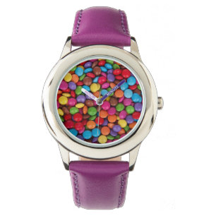 Chocolate rainbow purple candy kids watch