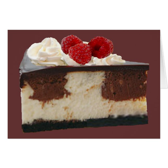 Chocolate Raspberry Cheesecake (Front Horizontal)