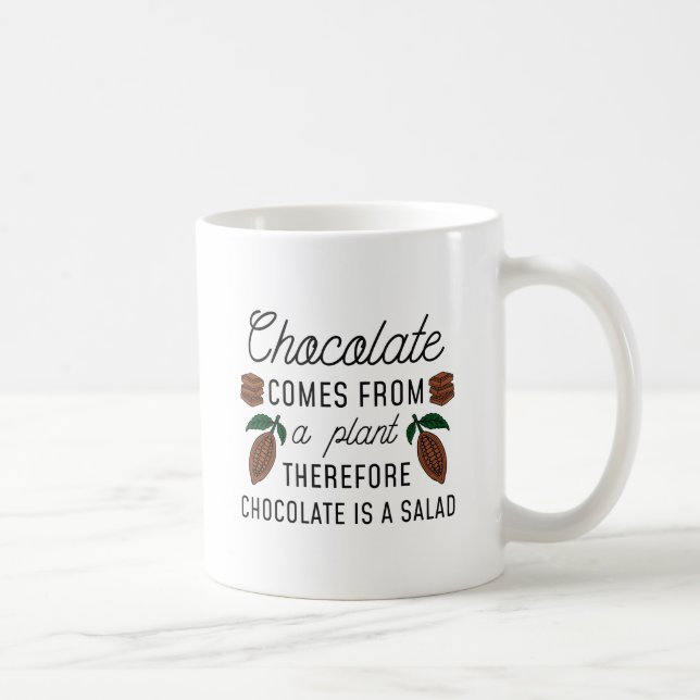 Chocolate Salad Coffee Mug (Right)
