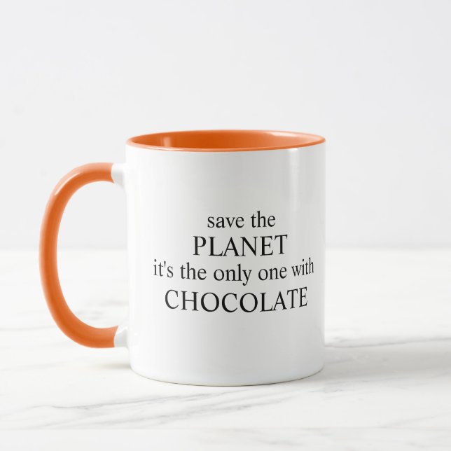 Chocolate Save The Planet | Easter Mug (Left)