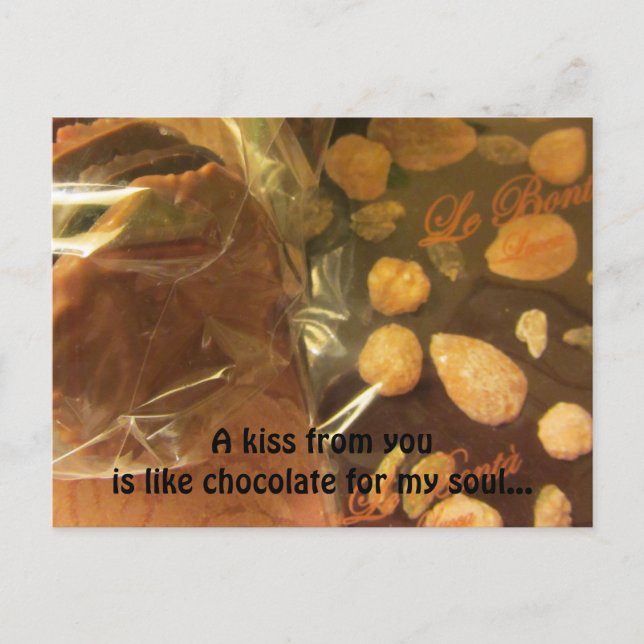 Chocolate Sentiments Postcard (Front)