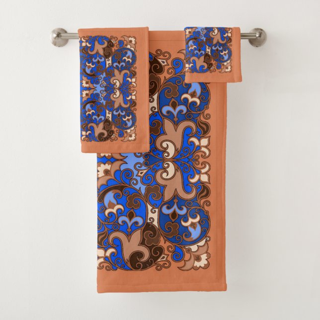 Chocolate Sky Bath Towel Set (Insitu)