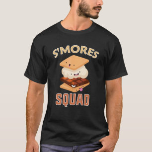 Chocolate Smore Camping Outdoor Bonfire Smores Squ T-Shirt