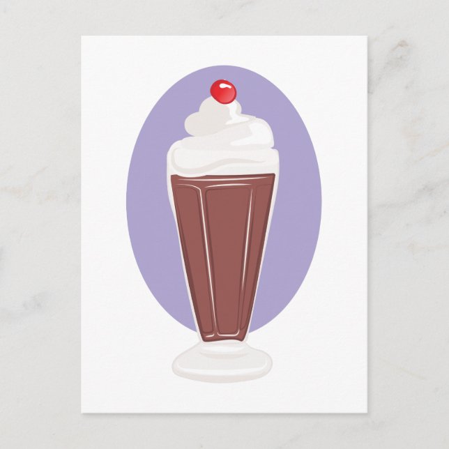 Chocolate Soda Postcard (Front)
