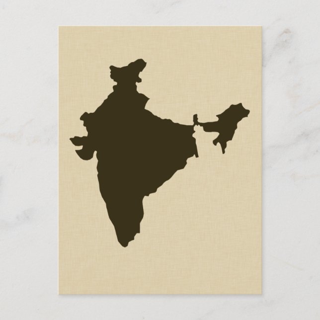 Chocolate Spice Moods India Postcard (Front)