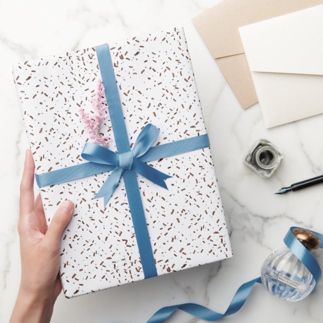 Chocolate sprinkle pattern wrapping paper (Gifting)