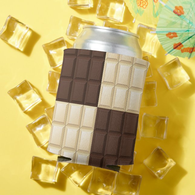 Chocolate Square Delight Can Cooler (In Situ Summer)