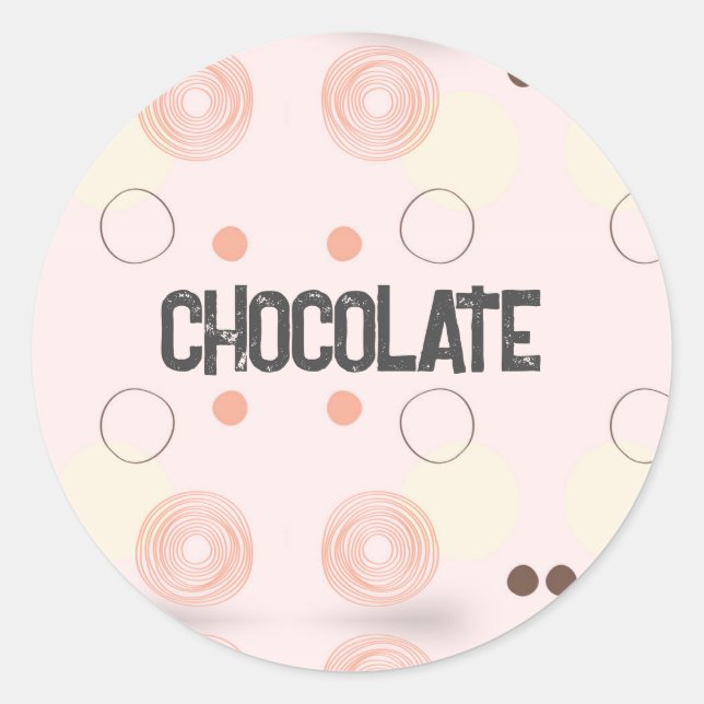 chocolate Sticker (Front)