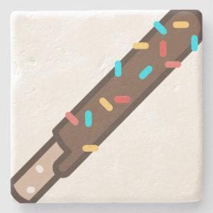 chocolate stone coaster