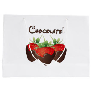 Chocolate Strawberries Large Gift Bag