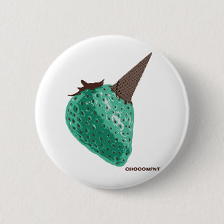 Chocolate_Strawberry 6 Cm Round Badge