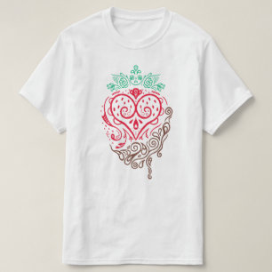 chocolate strawberry doodle drawing T-Shirt