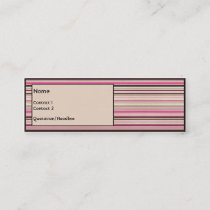 Chocolate Strawberry Mini Business Card