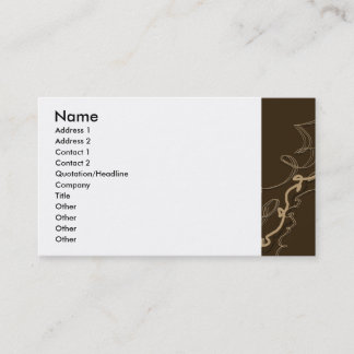 Chocolate Strings Business Card