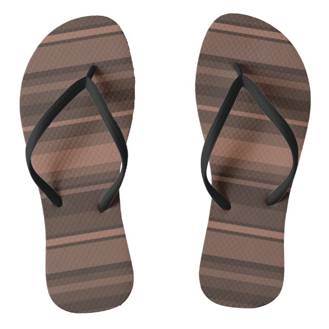 Chocolate stripes jandals (Footbed)