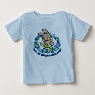 Chocolate Surfing  Easter Bunny Infant Tees