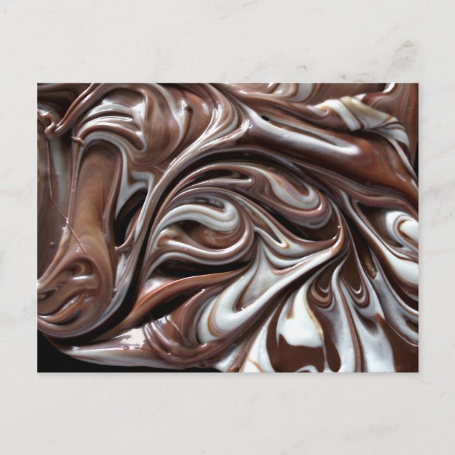 chocolate swirl postcard (Front)