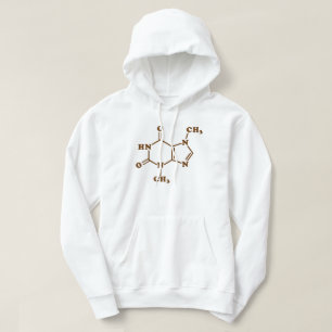 Chocolate Theobromine Molecular Chemical Formula Hoodie