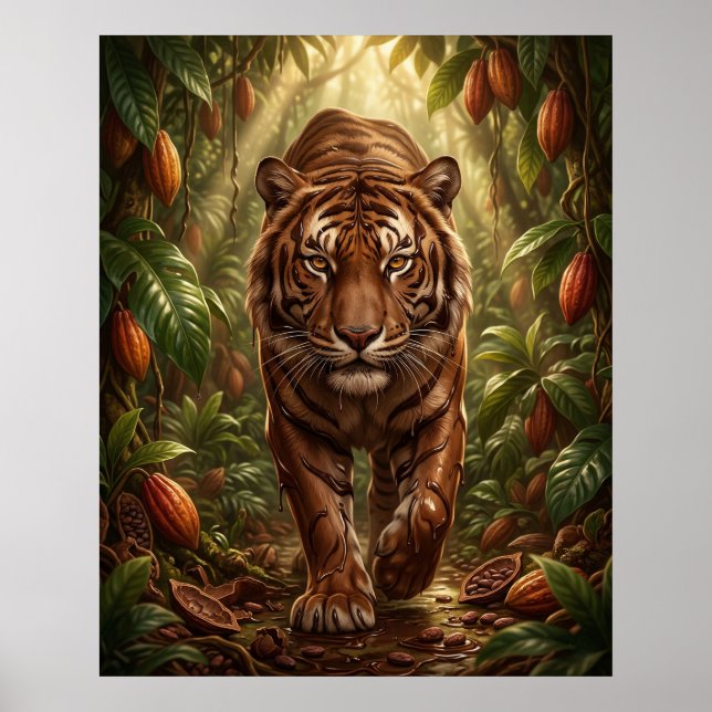 Chocolate Tiger Jungle Poster (Front)