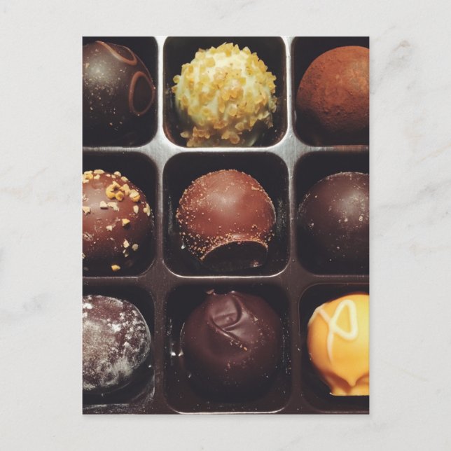 Chocolate Truffle Photo Postcard (Front)