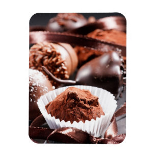Chocolate truffles magnet