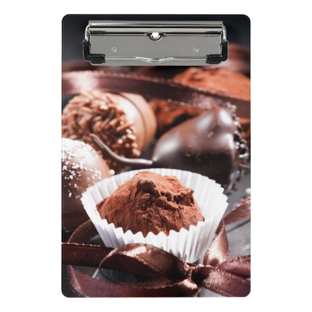 Chocolate truffles mini clipboard (Front)