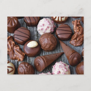 Chocolate Truffles Photo Postcard