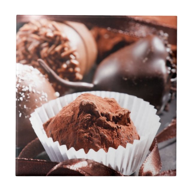 Chocolate truffles tile (Front)