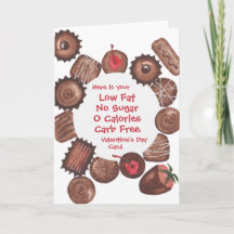 Chocolate Valentine's Card -CUSTOMIZABLE