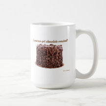 Chocolate Wasted Cake mug