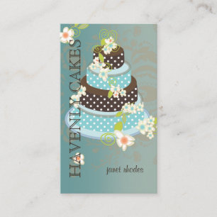 Chocolate Wedding Cake/Bakery/pâtisserie Business Card