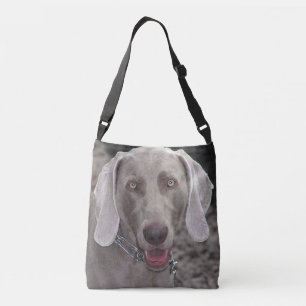 Chocolate Weimaraner Crossbody Bag