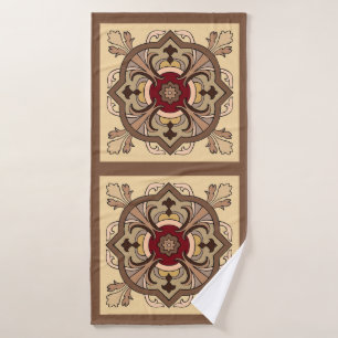 Chocolate Wine Bath Towel