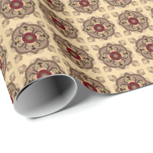 Chocolate Wine Wrapping Paper