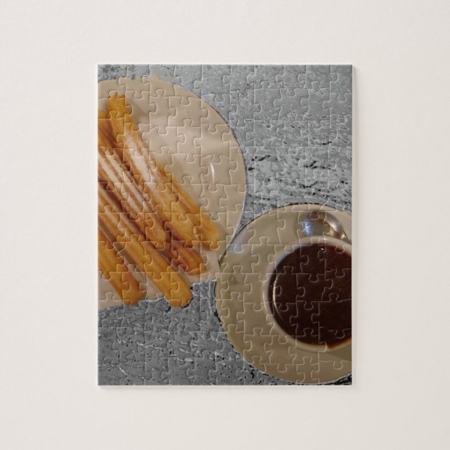 Chocolate y Churros Jigsaw Puzzle (Vertical)