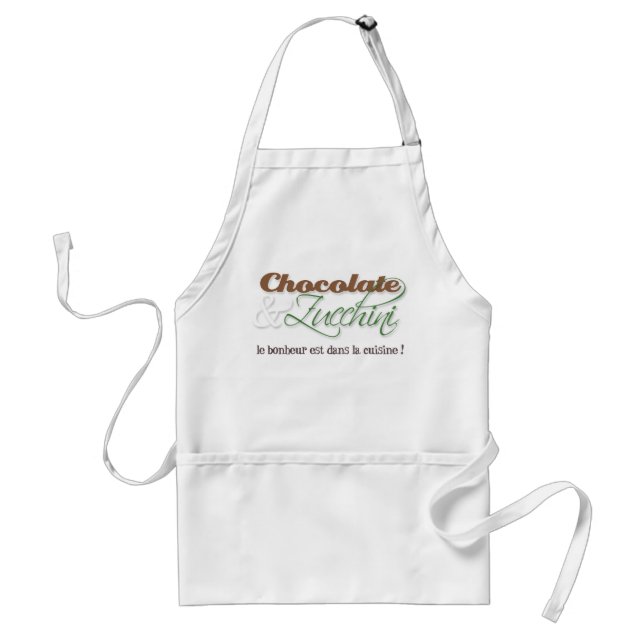 Chocolate & Zucchini Apron (Front)
