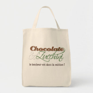 Chocolate & Zucchini Tote Bag