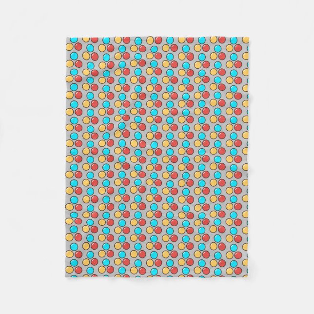 chocolates fleece blanket (Front)