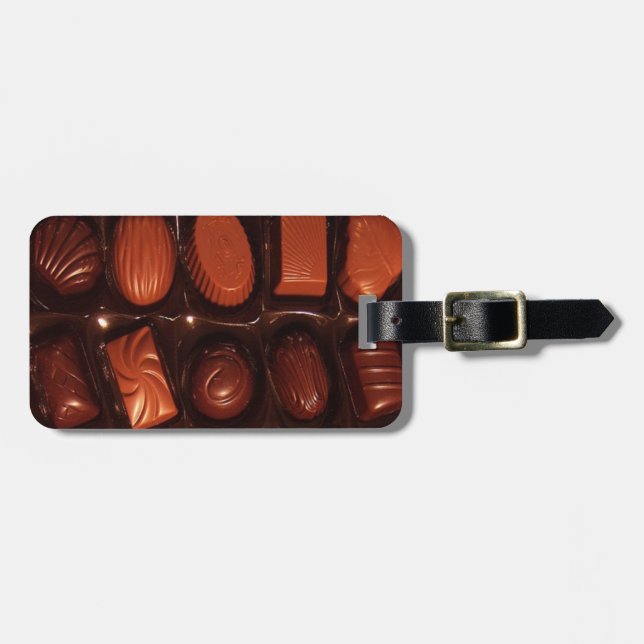 Chocolates Luggage Tag (Front Horizontal)