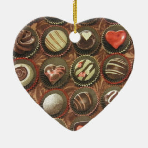 Chocolates & Truffles Ceramic Tree Decoration
